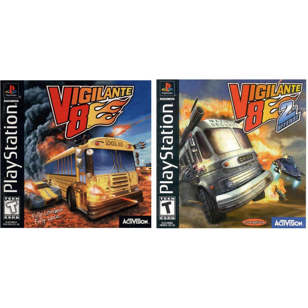 vigilante 8 e vigilante 8 second offense em pt br ps1