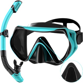 Máscaras de Snorkel Mergulho Set Anti-Embaçante em Oferta na Shopee