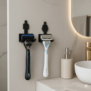 Suportes Parede Banheiro Lamina Autocolante Acrílico Para Organização Do Seu Banheiro Com Fita 3M em Oferta na Shopee