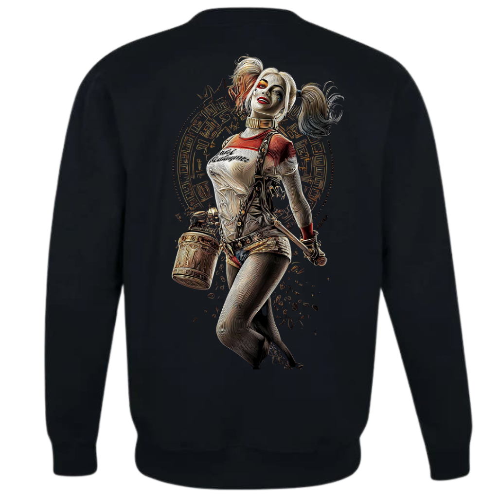 Moletom Casual ARLEQUINA ´´COSTA´´  Blusa unissex Frio Inverno Envio Imediato