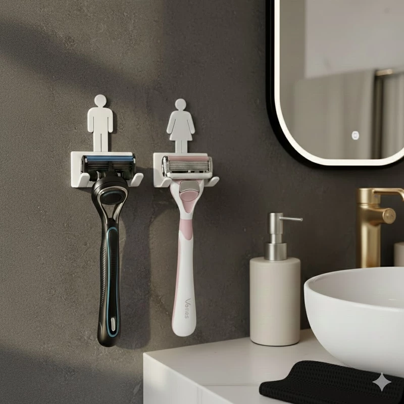 Suporte de Barbear: 50% OFF! 🧔