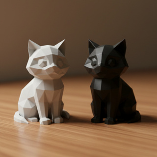 Escultura de gato decorativo para decoração de escritório moderno e sofisticado premium luxo top pro em Oferta na Shopee