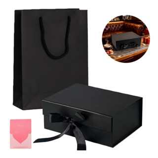 Caixa Presente Dobravél Rígida de Papel com Imã e Cetim Cores á escolher para presente, 34x25x12cm, 1 Unidade em Oferta na Shopee