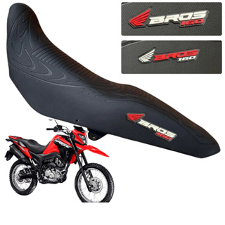 Capa De Banco Bros 160 Emborrachada 3d Preta Universal em Oferta na Shopee