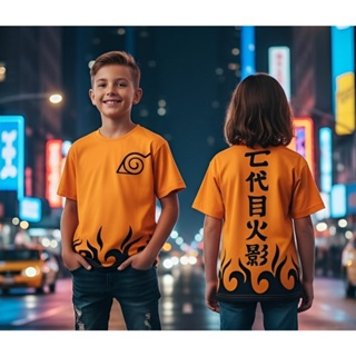 Camiseta Camisa algodao infantil Juvenil Naruto Minato akatsuki Trage Promocao em Oferta na Shopee