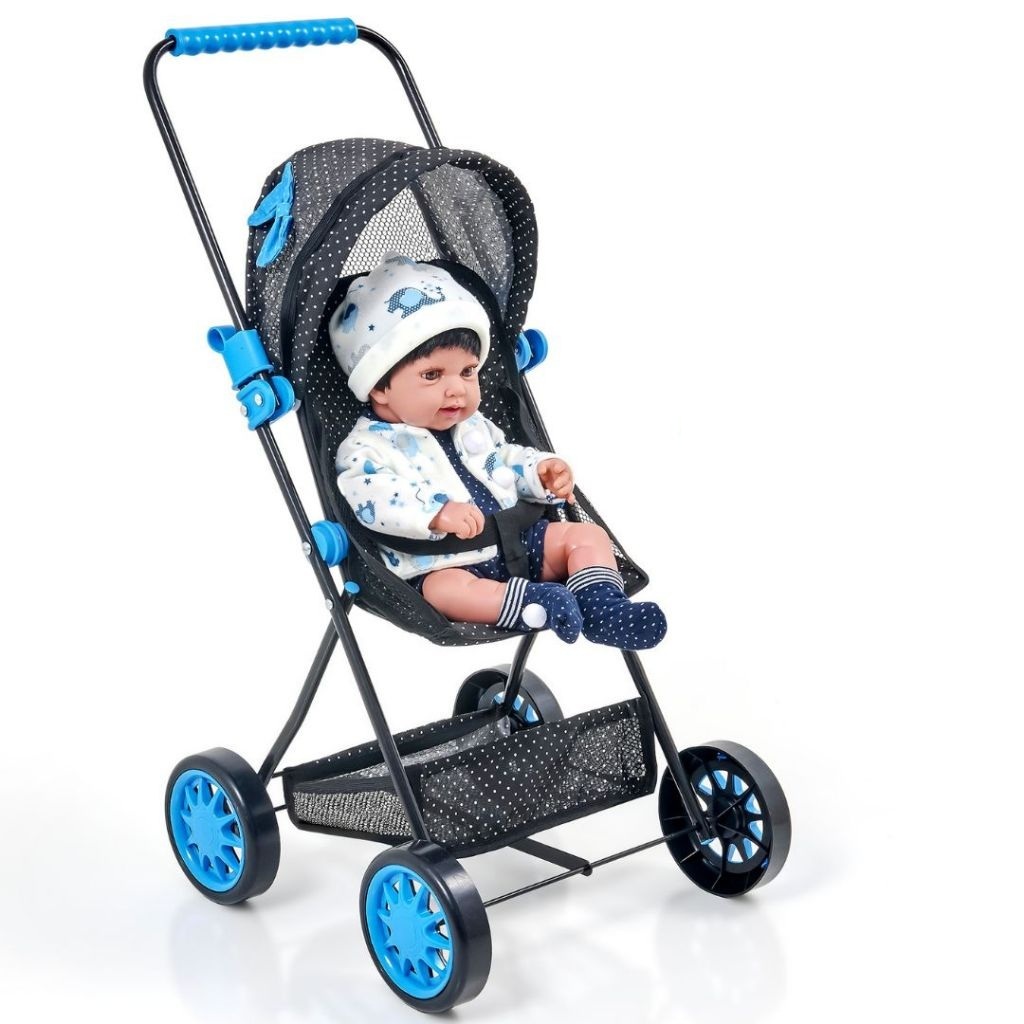 Carrinho de Boneca de Ferro Baby Sag Luxo Infaltil Resistente - Sag Toys