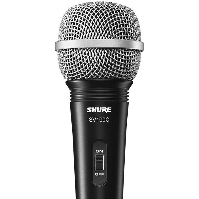 Microfone Shure SV100 Original Dinâmico Cardioide Lacrado Com Cabo + Espuma