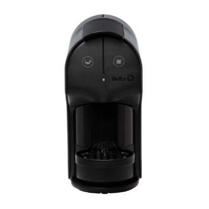 Máquina Café Cápsula Quick Preta 127v DeltaQ Original | Cafeteira Expresso Compacta Compatível DeltaQ | Pronta Entrega
