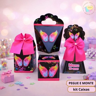 Kit Festa Neon 1 - Personalizados - Lembrancinhas - Festa Infantil - Aniversário - Decoração / PEGUE E MONTE em Oferta na Shopee