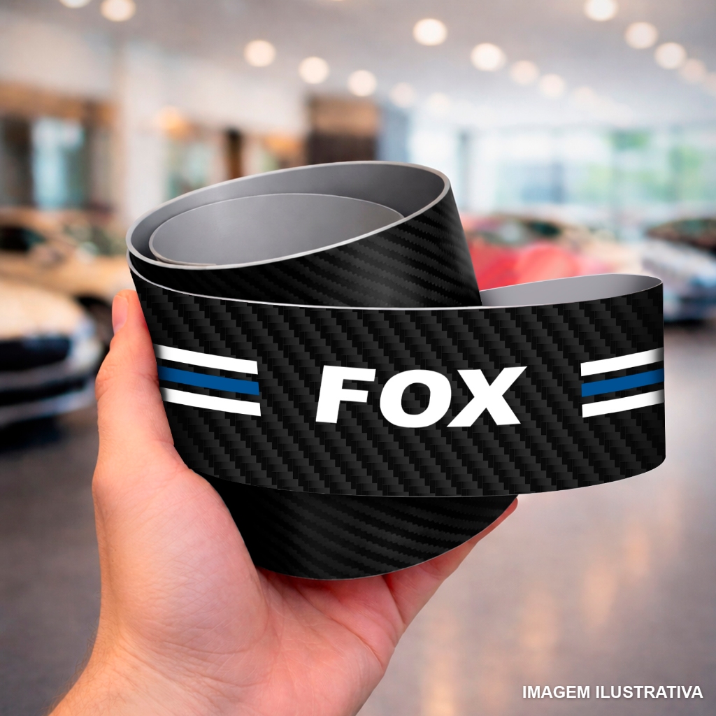 Kit Soleira Fox Vinil Crossfox Anti Riscos Sujeira Adesivo Spacefox Sw Proteção Resistente — imagem 2 de 2