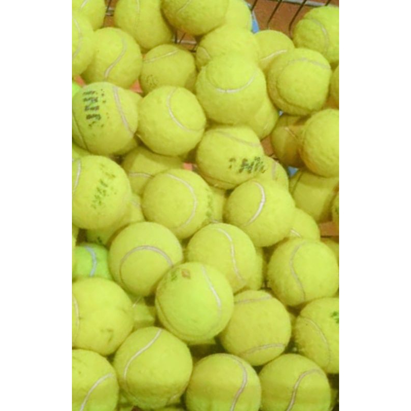 kit 10 bolas de tenis usadas originais macias para pet/ recreação e treinar