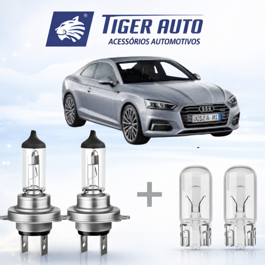 Lâmpada farol ALTO / BAIXO  + LANTERNA AUDI A5 2007 ATÉ 2016