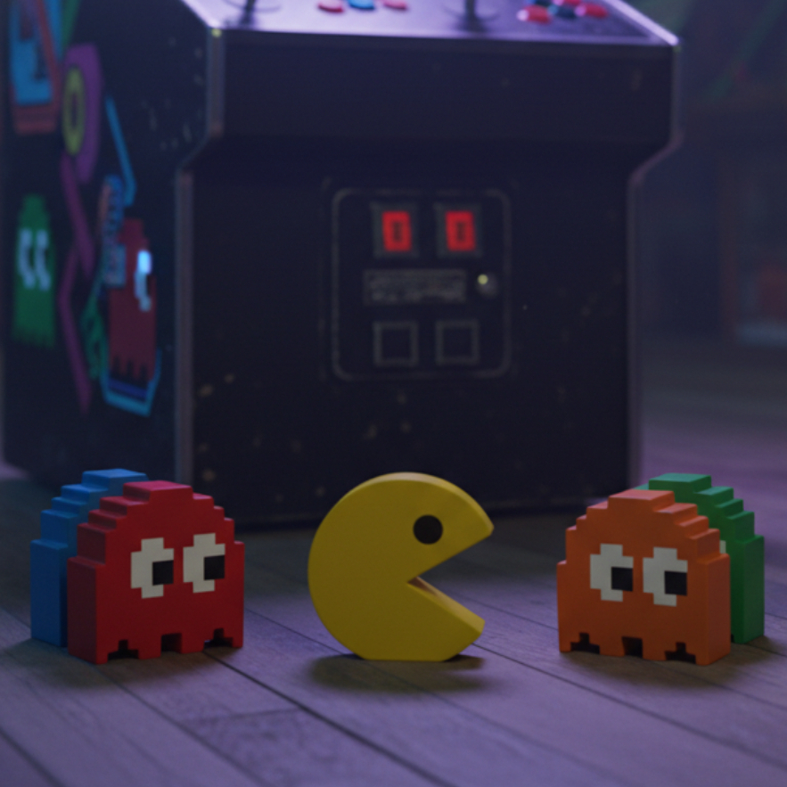 Presente Épico Gamer: Kit Pac-Man 5 Personagens Decor