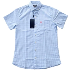 Camisa Masculina Manga Curta Xadrez Country Cowboy Rodeio Quadrilha Modelagem Perfeita Ariatt