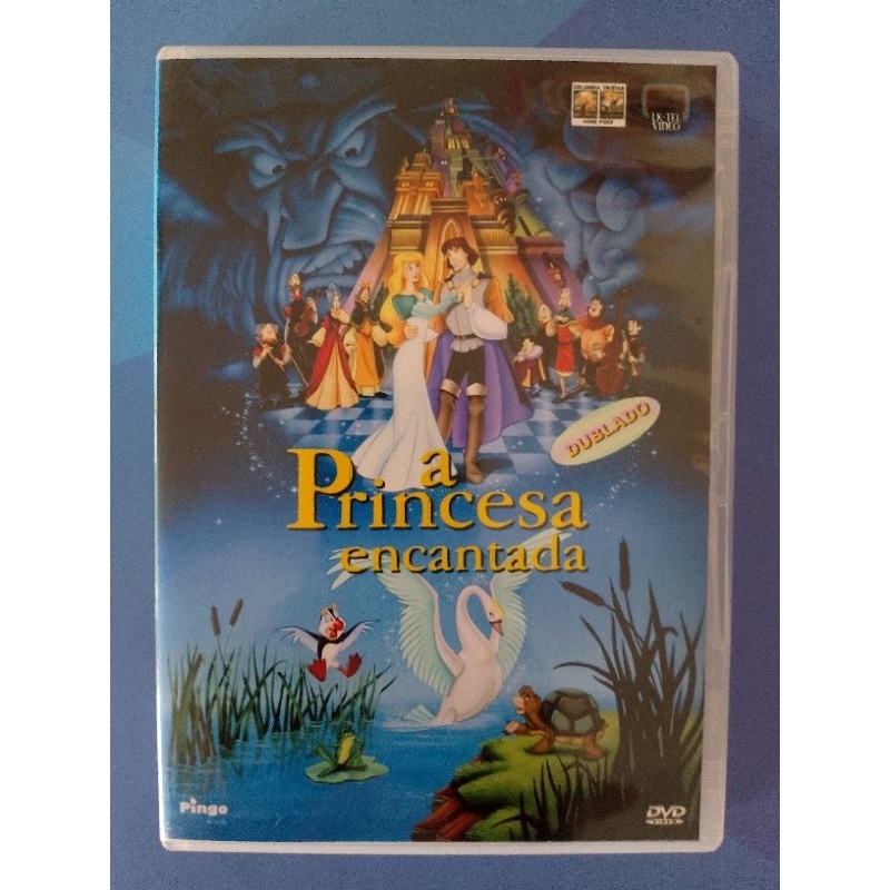 DVD A PRINCESA ENCANTADA EDIÇÃO CAPA CLÁSSICA.
