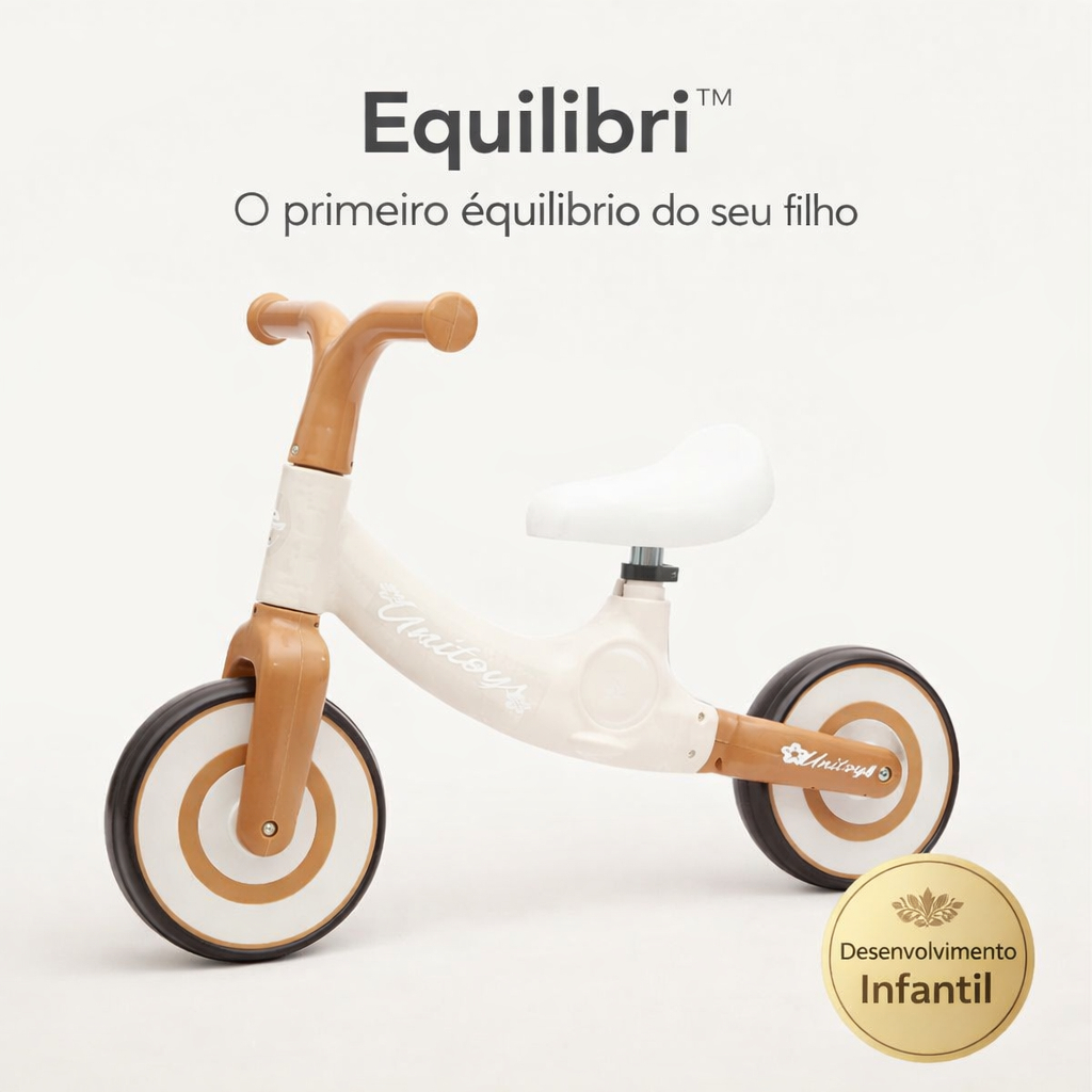 Bicicleta Infantil Sem Pedal Estilo Montessori Desenvolvimento p/ Equilibrio Coordenação .