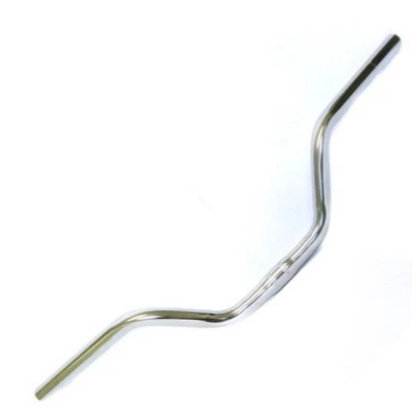 Guidão de Bicicleta Chifre de Boi Cromado Resistente Bike Aro 26 Caloi Barra Circular