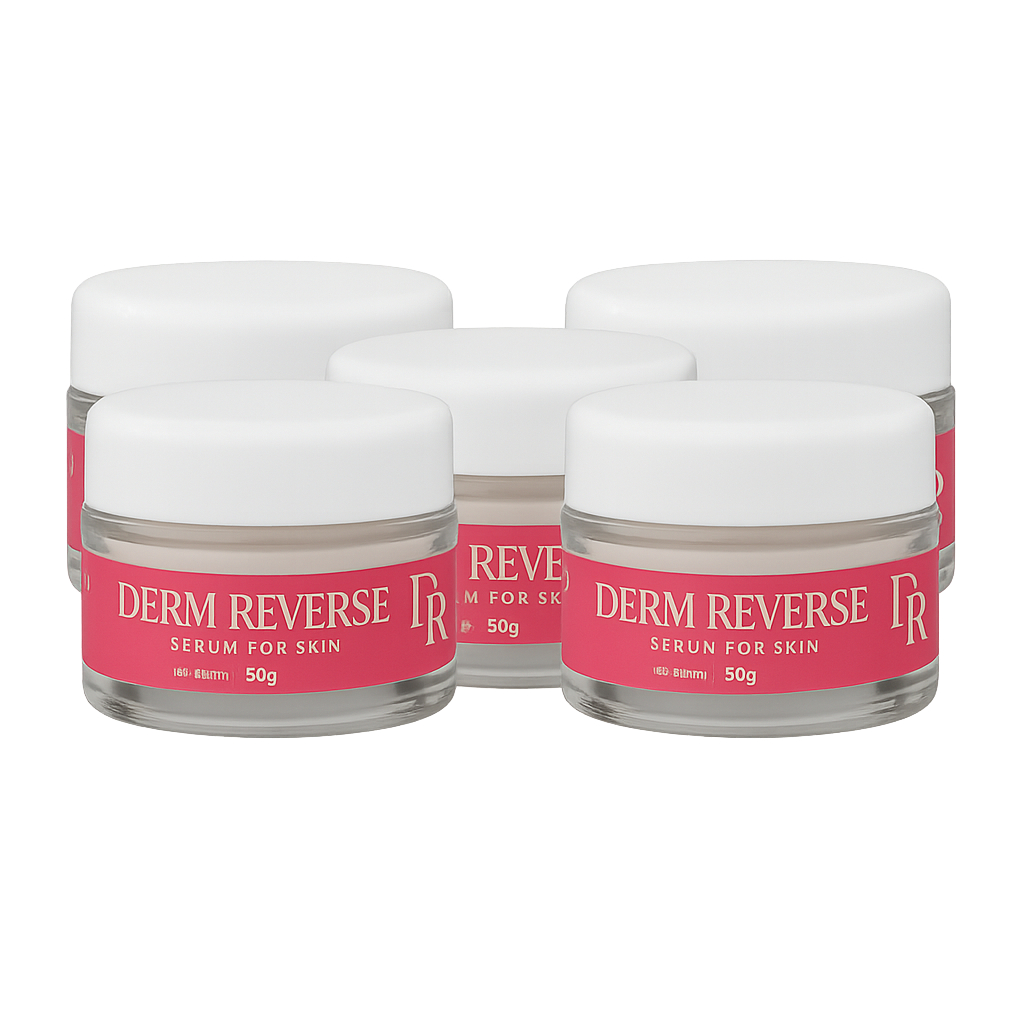 Kit 5 frascos Derm Reverse para Dermatite Controlada e Alergias