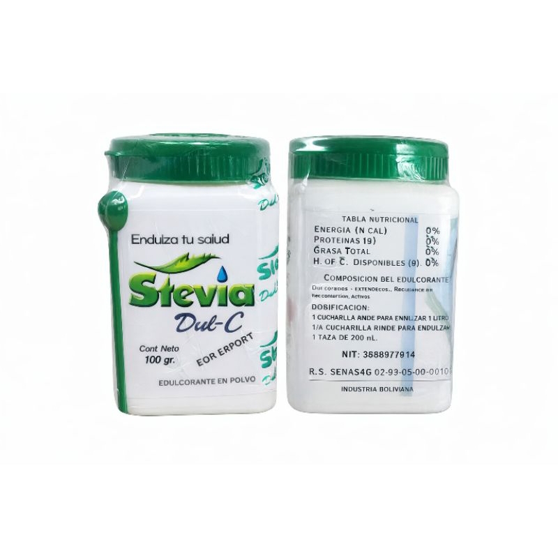 kit 2 Adoçantes Stevia Dul-C Importado I Original | 100gr