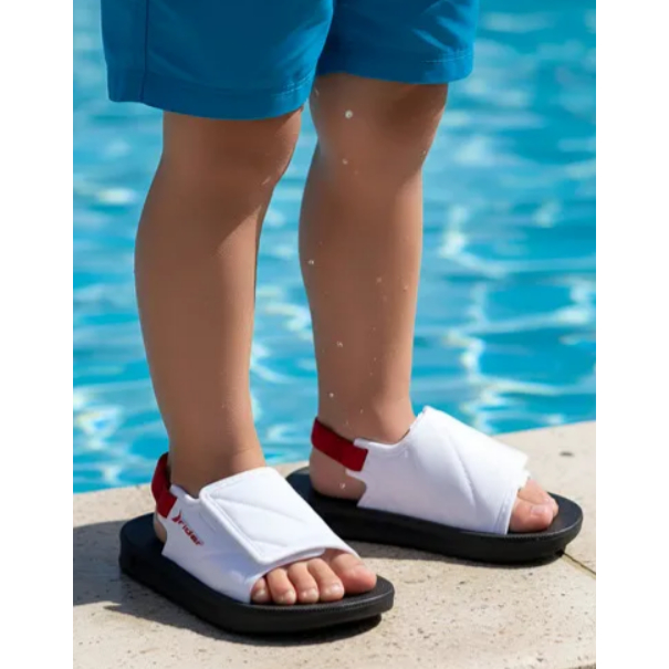 Chinelo Slide Rider Baby Street Meninos Auto Colante Elástico Funcional Original