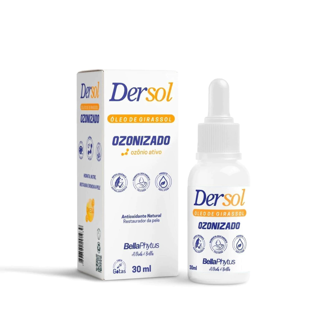 Oleo de Girassol Ozonizado Dersol 30ml - BellaPhytus