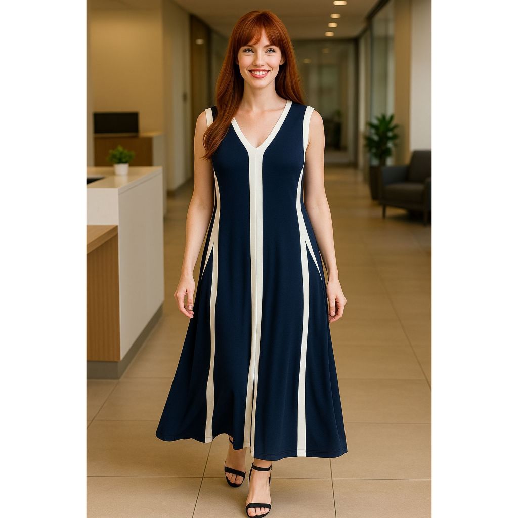 Vestido Regata Longa Feminino - Tecido viscolycra tamanho unico 38-44 em Oferta na Shopee