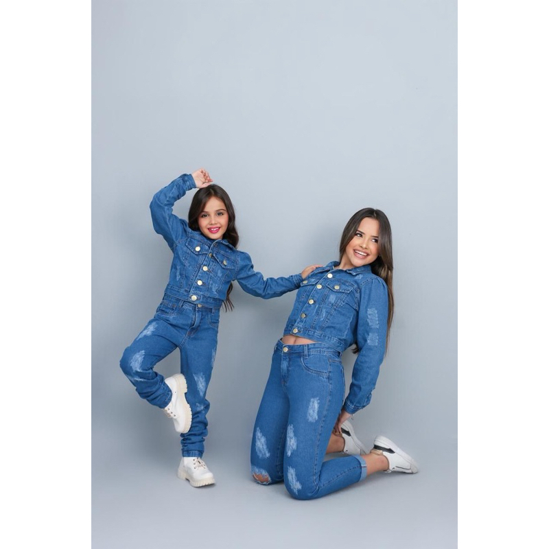 Jaqueta jeans juvenil