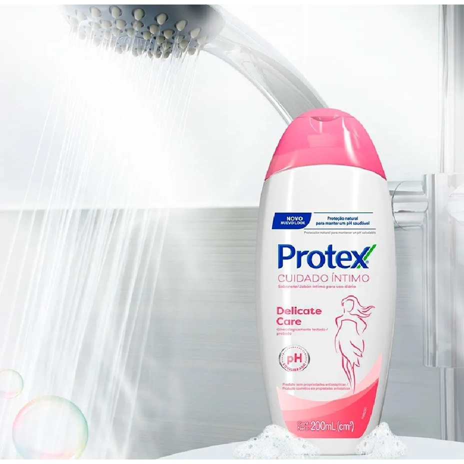 Sabonete Líquido Íntimo Protex Cuidado Delicate Care 200ml — imagem 2 de 2