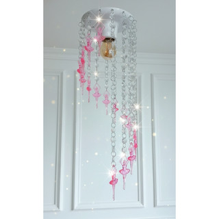 Lustre Plafonier Max Brilho Bailarina-sala-quarto - 007acp