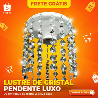 Lustre Plafonier Max Brilho - Sala - Cozinha - Economic