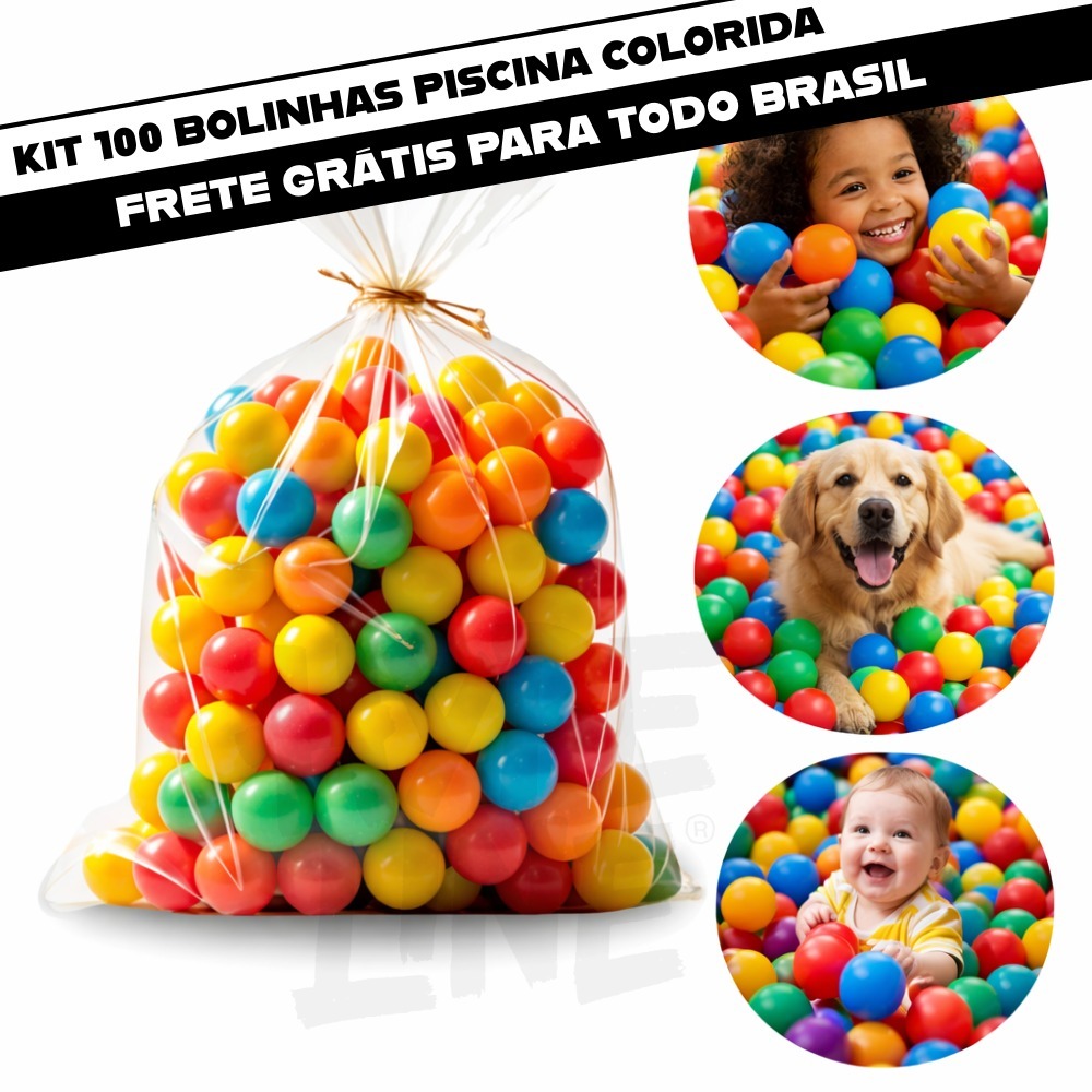 Bolinhas para Piscina 100 Unid Coloridas, Ultra Resistente e Não Amassam. Envio Imediato em Oferta na Shopee