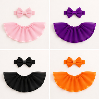 Kit Bebê Mesversário Ensaio Fotográfico Saia Tule e Faixinha Diversas Cores em Oferta na Shopee