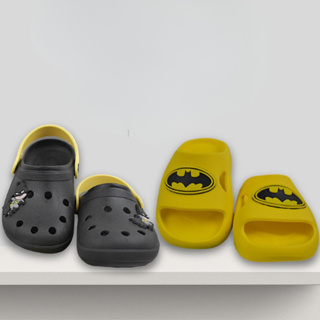 Sandália Infantil Menino Confortável Antiderrapante Super Herói Morcego Promoção Férias Criança em Oferta na Shopee