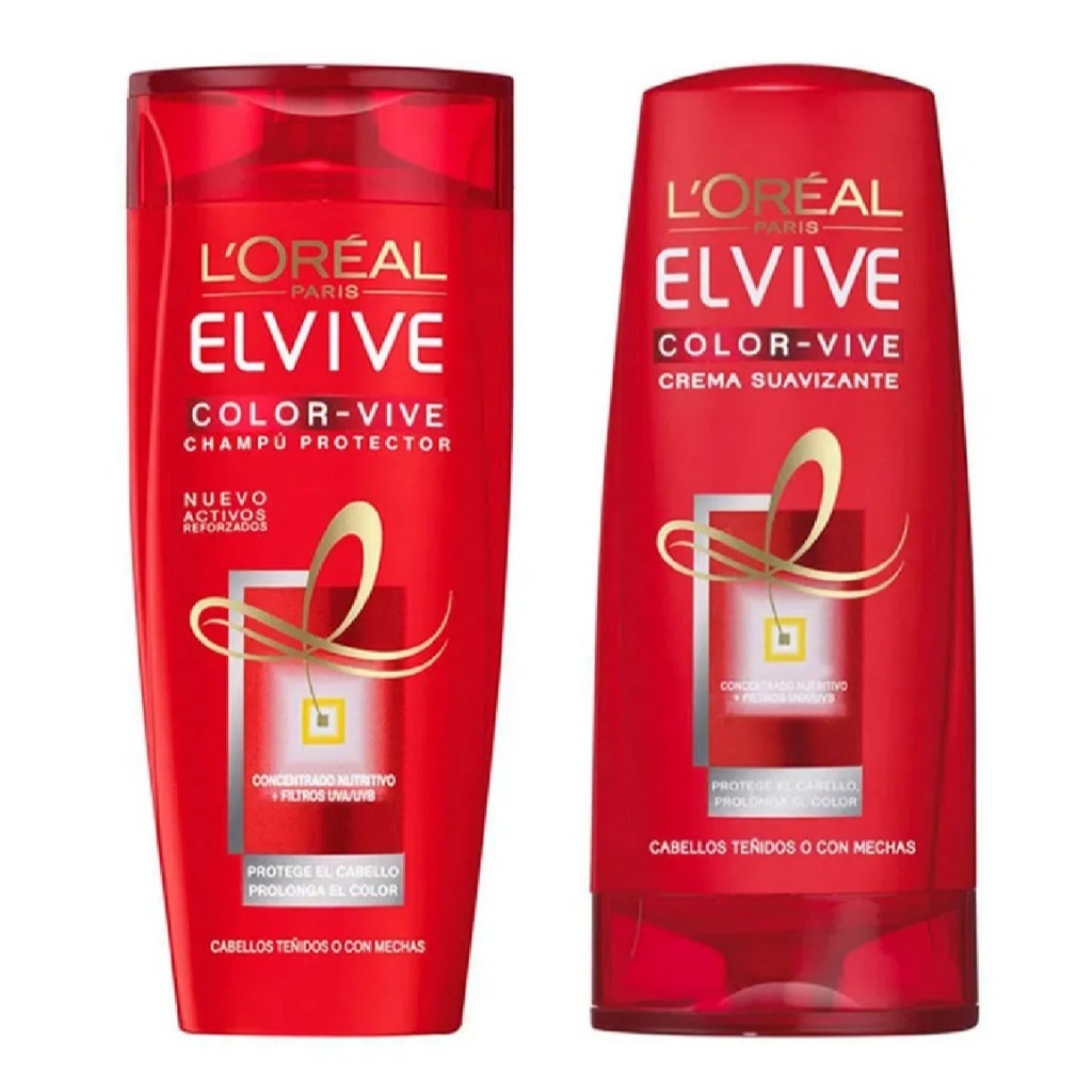 Kit Shampoo + Condicionador Elseve Color Vive 400ml