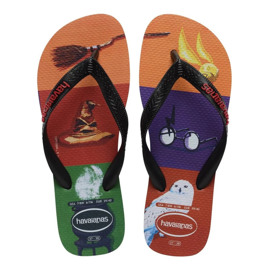 Chinelo Havaianas Harry Potter Masculino Feminino Infantil Original em Oferta na Shopee