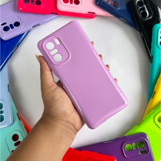 Capinha Para Xiaomi Poco F3 / RM K40 / Capa (Sem Logo) Colorida Lisa Brilhosa (CF86) em Oferta na Shopee