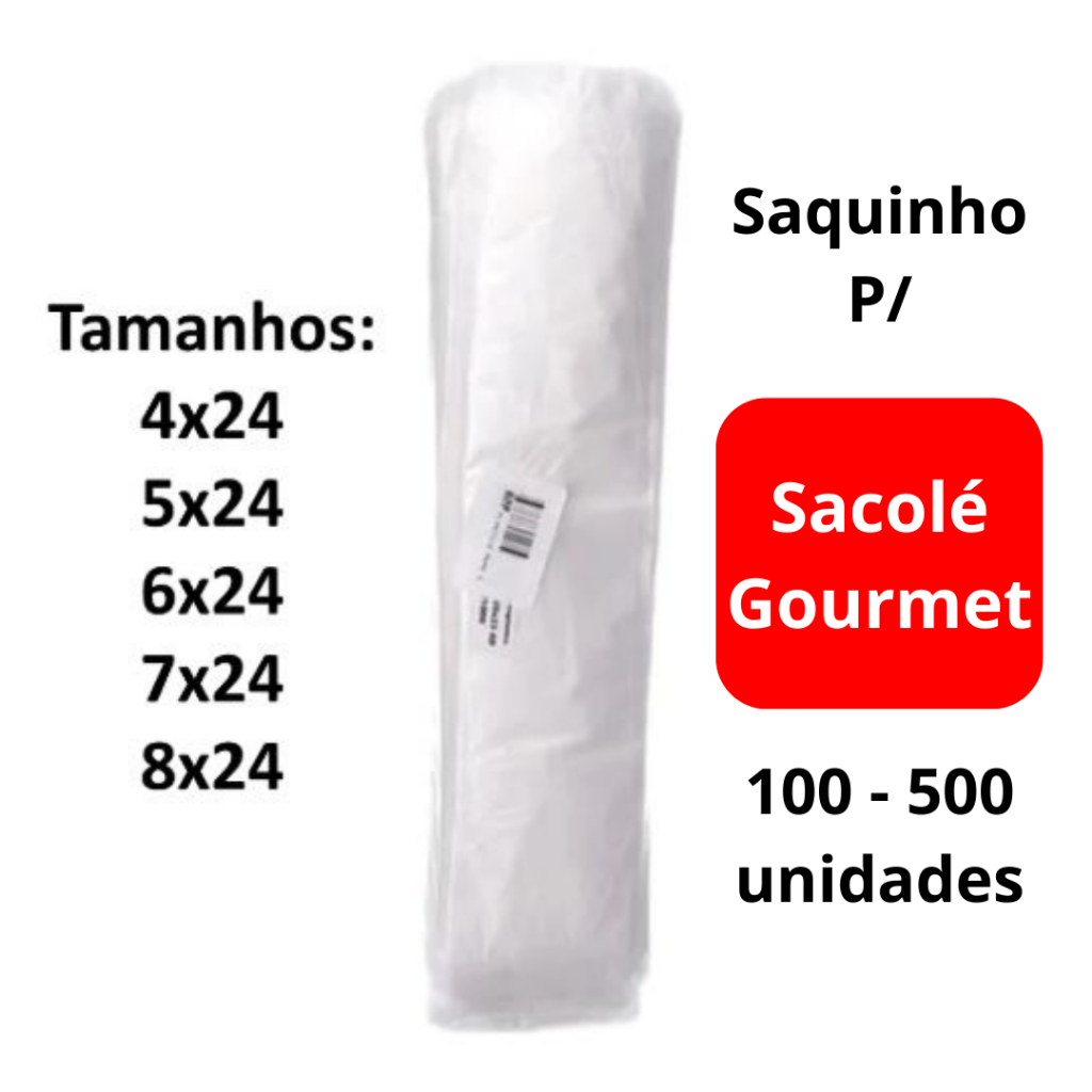 Saquinho Para Sacolé Gourmet Diversas Medidas