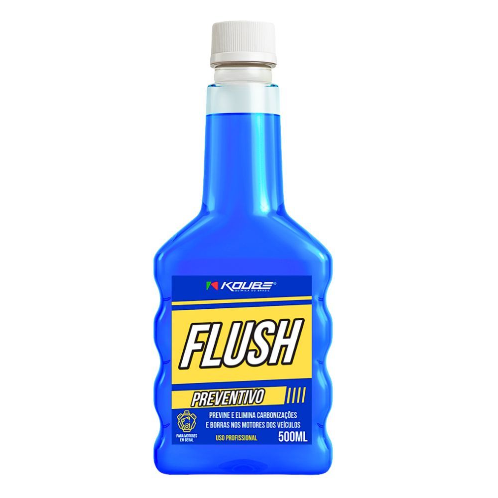 Aditivo Motor Flush Preventivo Previne Elimina Carbonizações Borras do Motor Koube - 500ml