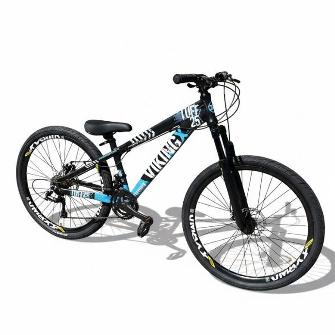 Bicicleta Vikingx Aro 26 Tuff X25 Wheeling Grau 21 Velocidades