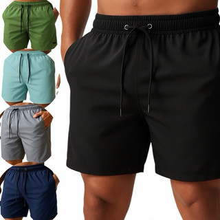 Short Masculino Tactel Elastano Secagem Rápida Praia Academia Confortável