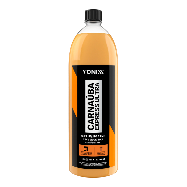 Carnaúba Express Ultra Para Pintura E Plásticos Concentrada Vonixx 1,5L