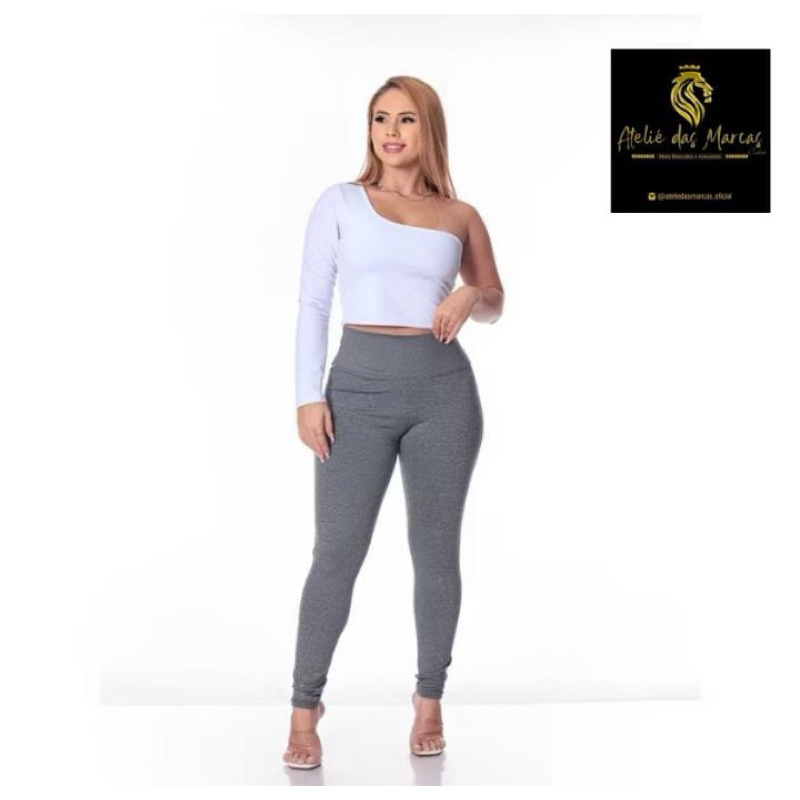 Calça Legging Feminina Cintura Alta Modeladora