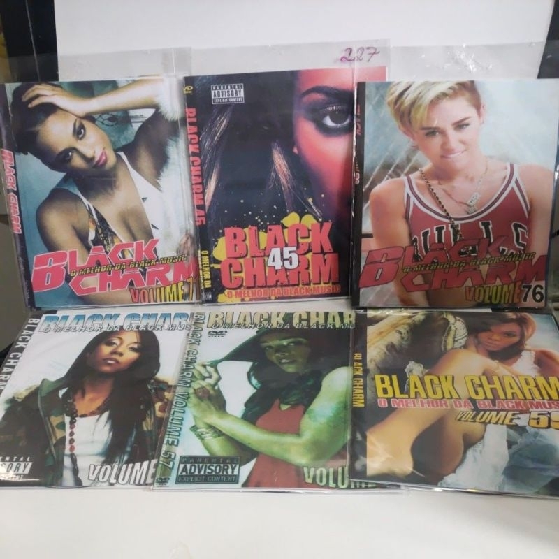 dvd Black charm kit 6 dvds completo raridade