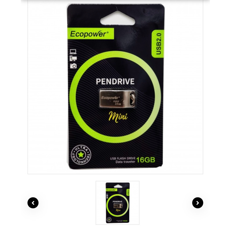 Pen Drive 16 GB Mini Ecopower