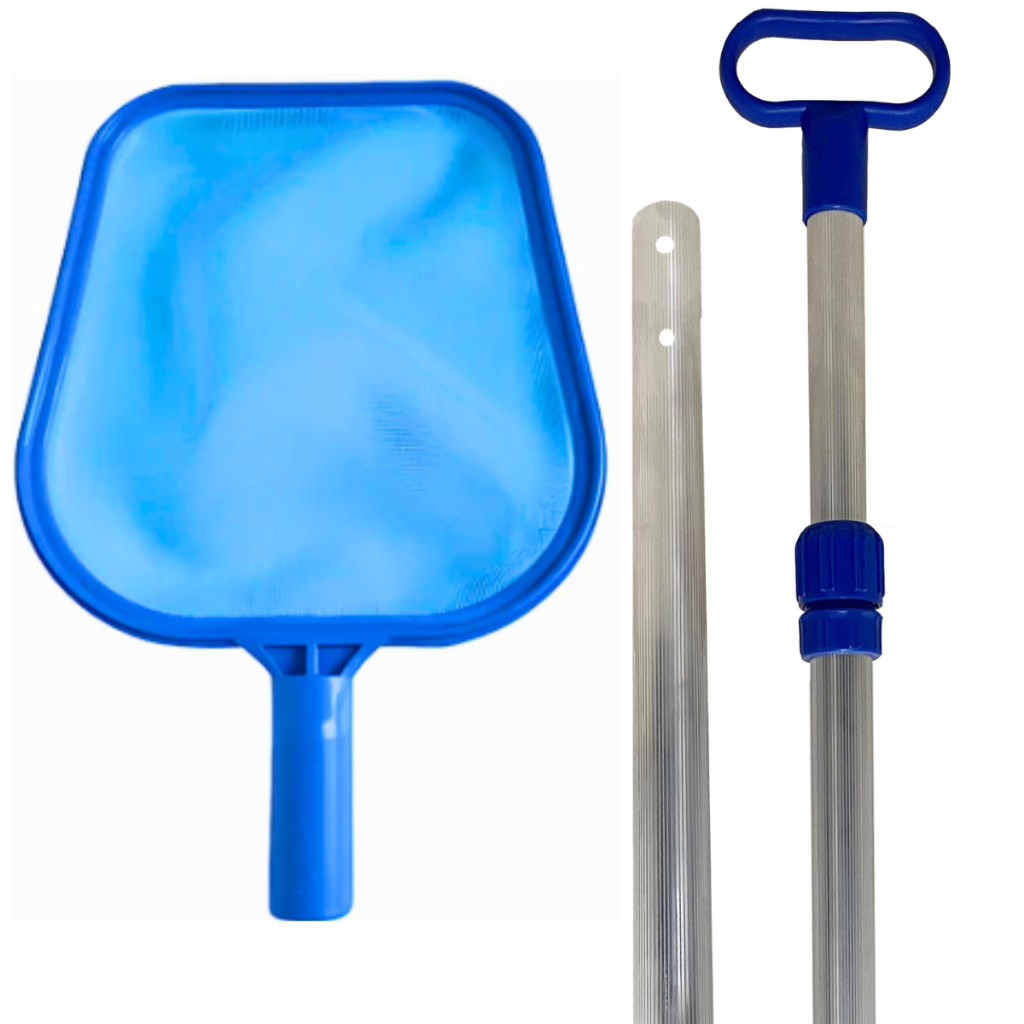 KIT CABO 2MT PENEIRA PLÁSTICA LIMPEZA DE PISCINA em Oferta na Shopee