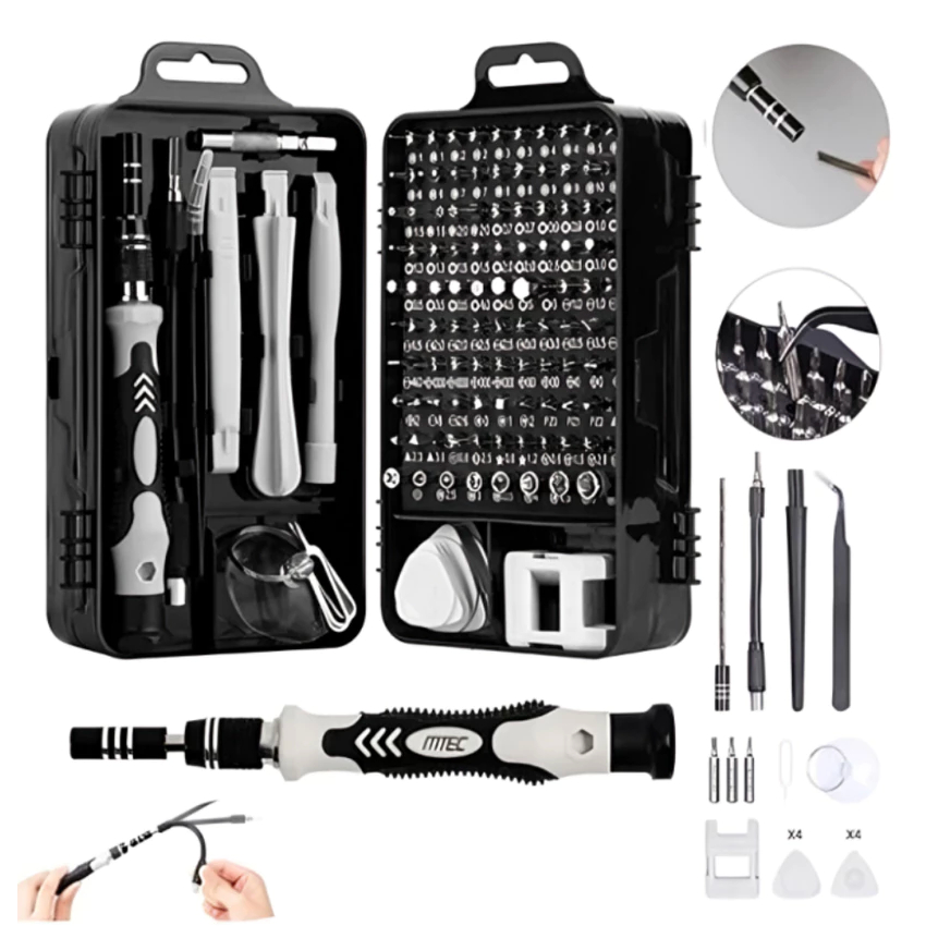 Kit Chaves Precisão Manutenção Profissional 115 Pç