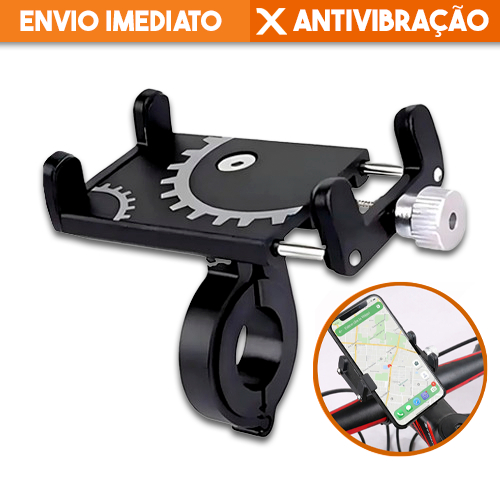Suporte Celular GPS Alumínio Para Bicicleta e Moto Fixação Firme Ajustável Bike Resistente Universal em Oferta na Shopee
