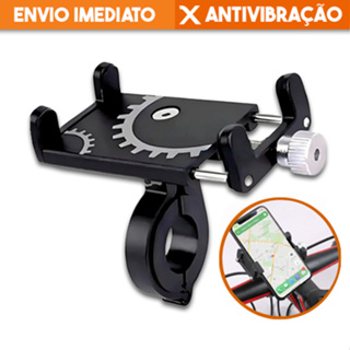 Suporte Celular GPS Alumínio Para Bicicleta e Moto Fixação Firme Ajustável Bike Resistente Universal em Oferta na Shopee