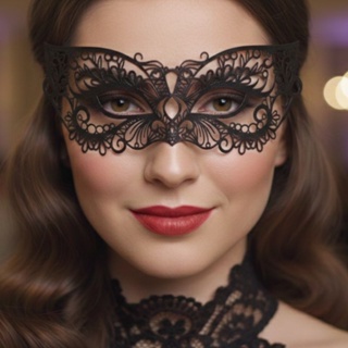 Máscara detalhada para festa e eventos em geral em Oferta na Shopee