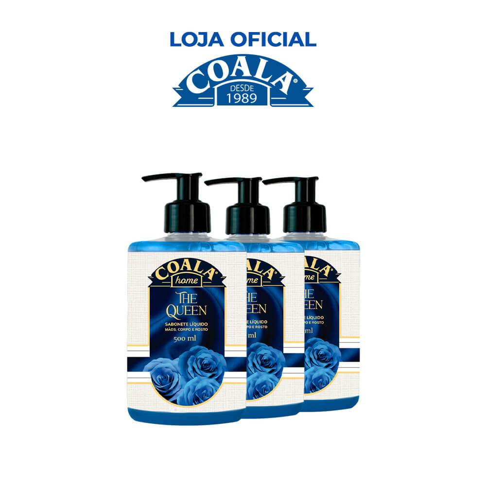 Kit 3 Unidades Sabonete Líquido Coala Home - The Queen - 500ml
